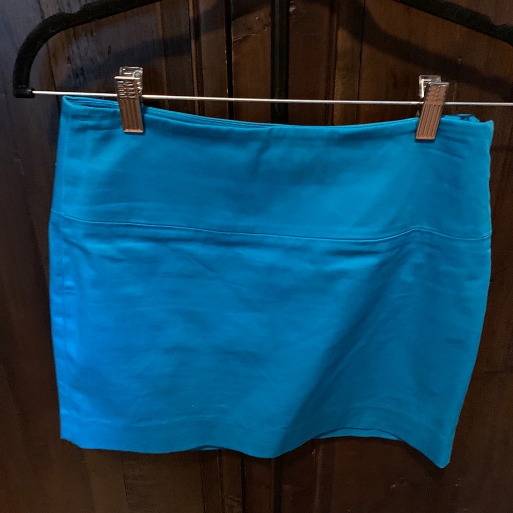Express turquoise skirt